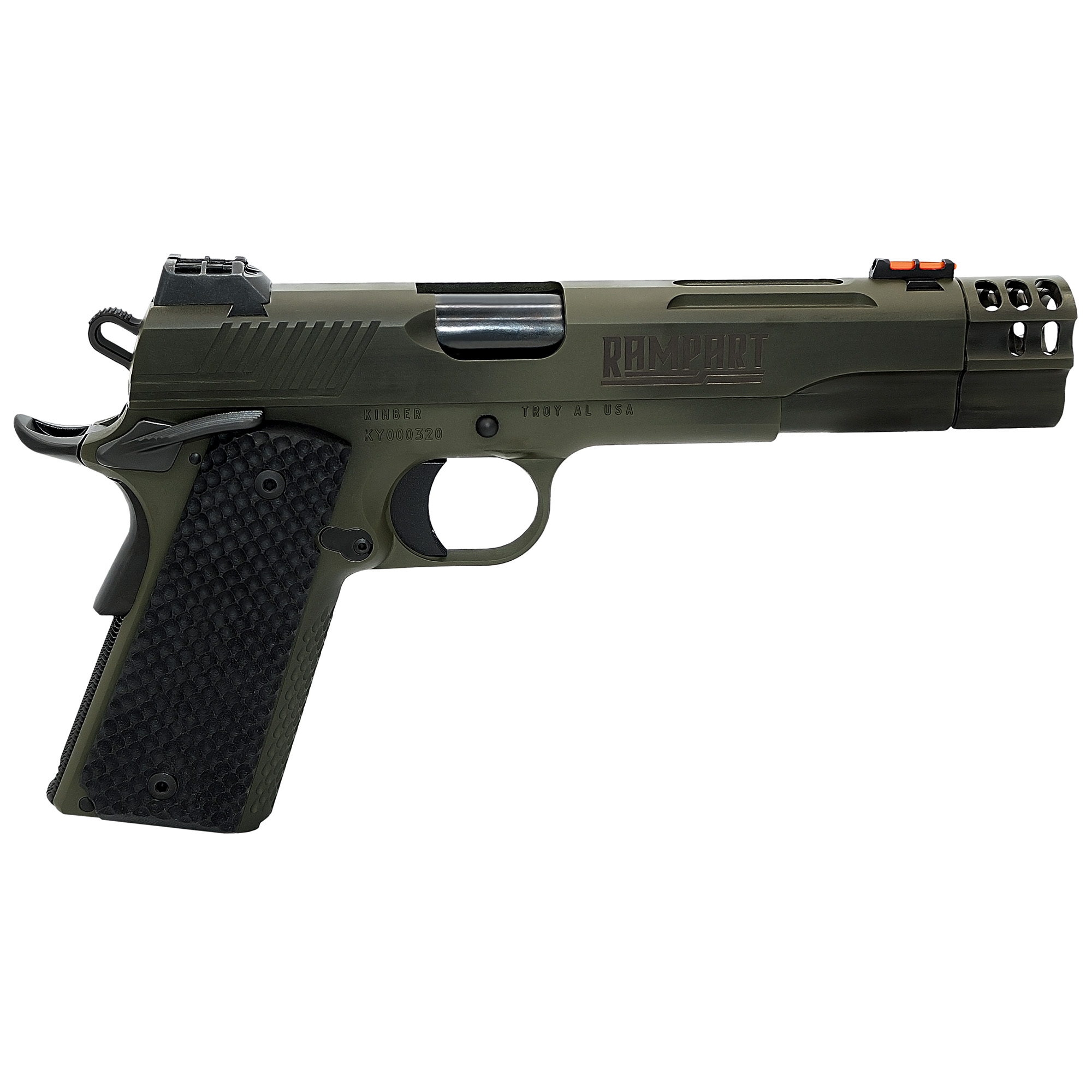 Kimber Mfg.,inc 3000467 Rampart  9mm 9+1 5" Cerakote Stainless Steel Slide G10 Grip