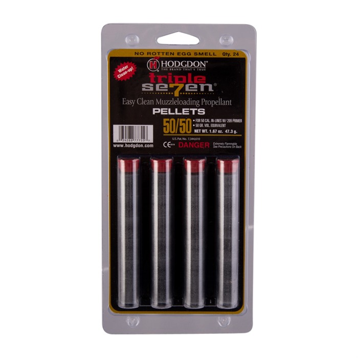 Hodgdon Triple Seven Pellets .50 cal. 50 gr. 24 pk. HAZMAT