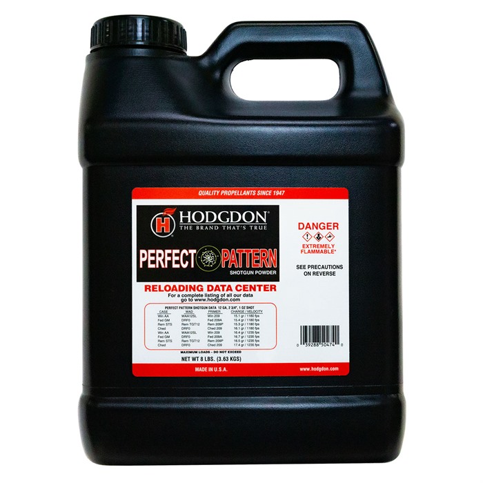 PERFECT PATTERN SHOTSHELL POWDER 8 POUND