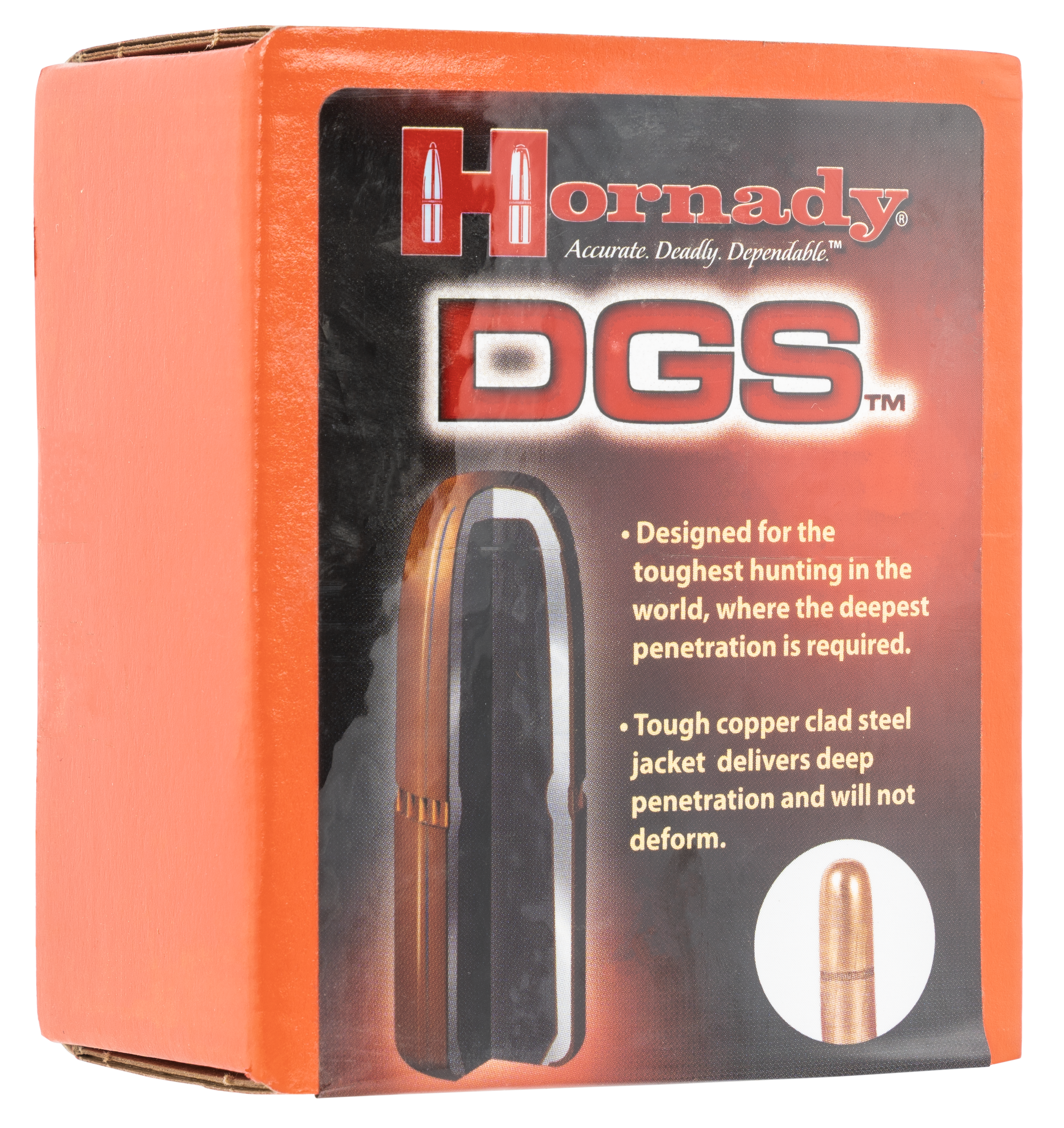 Hornady 5051 DGS  505 Cal .505 525 gr Dangerous Game Solid 50 Per Box/ 15 Case