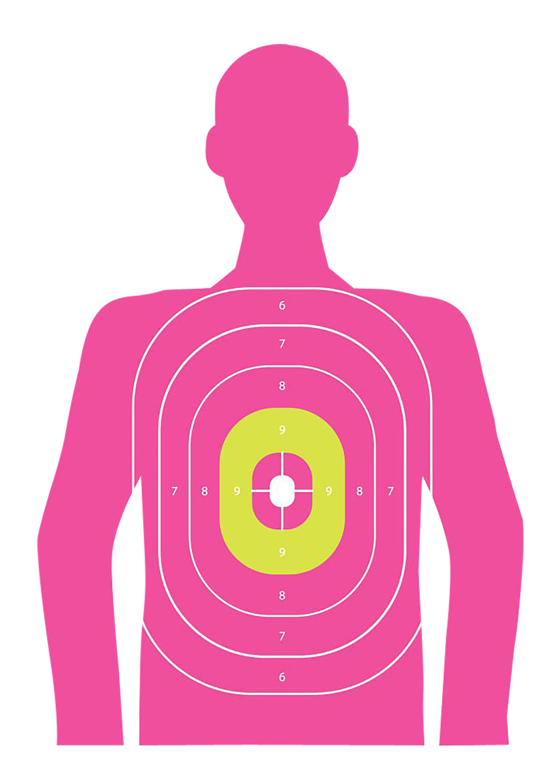 EZ-Aim 15646 In the Pink  Paper Works w/Handgun/Shotgun/Airsoft Gun/BB Guns/Pellet Gun 12 x 18 Pink 8 Pack