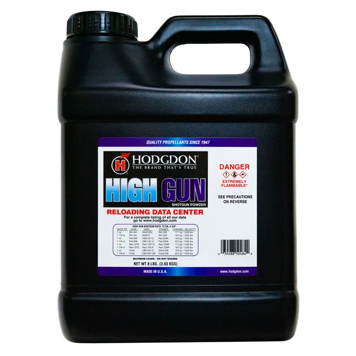 HIGH GUN SHOTSHELL POWDER 8 POUND