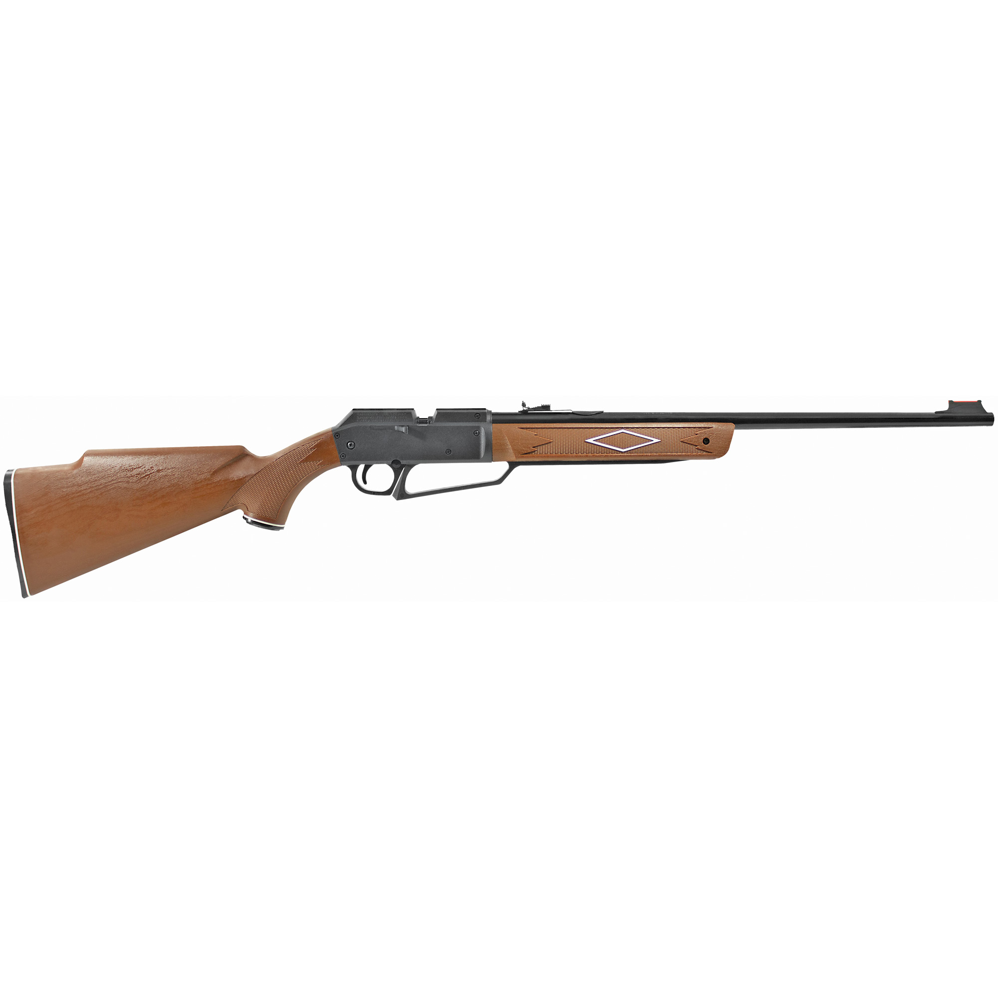 Daisy 880 Powerline Youth Pump Pneumatic 177 50rd Shot Black Black Receiver Hardwood w/Checkering & Woodgrain Molded Stock