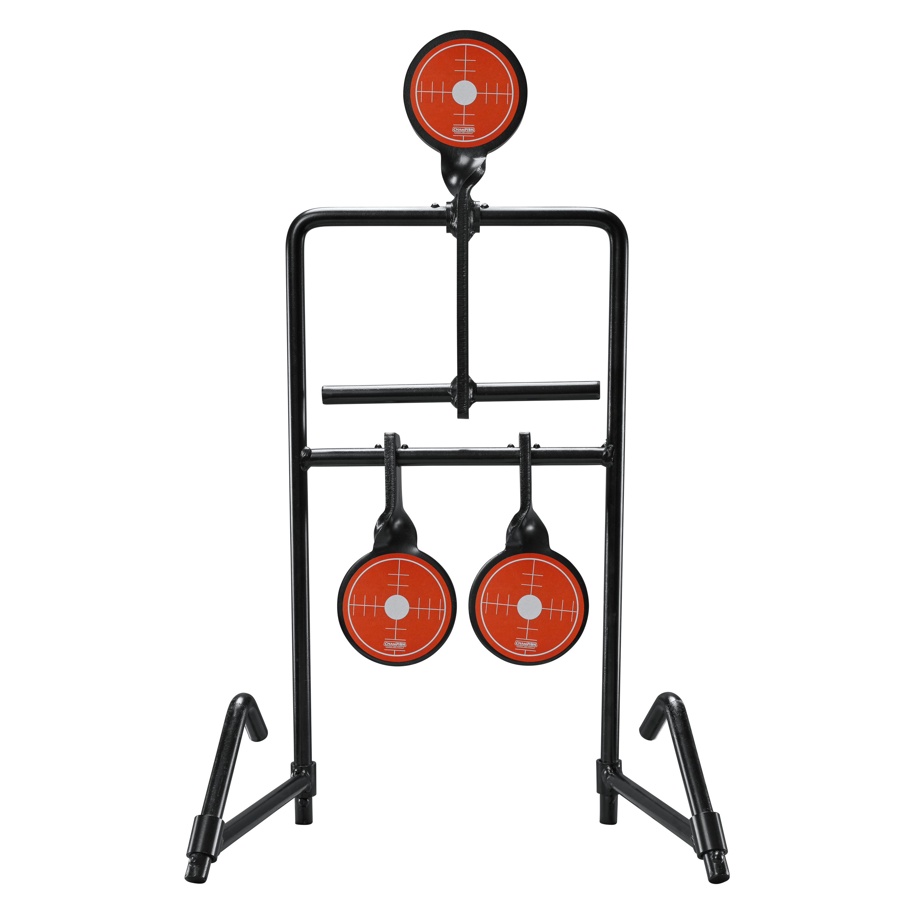 Champion Targets 40870 Gong Auto Reset Handgun Black/Orange Standing 3 Targets