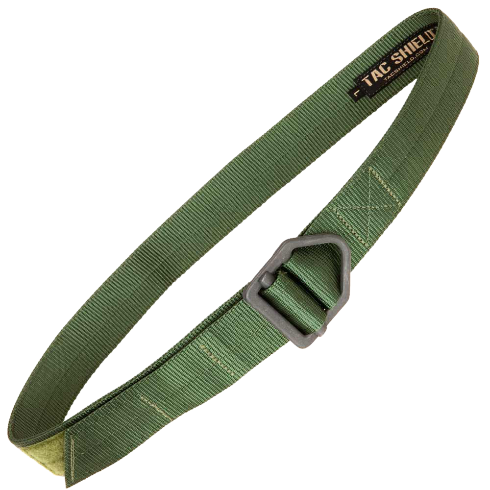 Tacshield T32XLOD Tactical Riggers Belt OD Green Webbing 38"-42" 1.75" Wide Rigger Buckle Closure