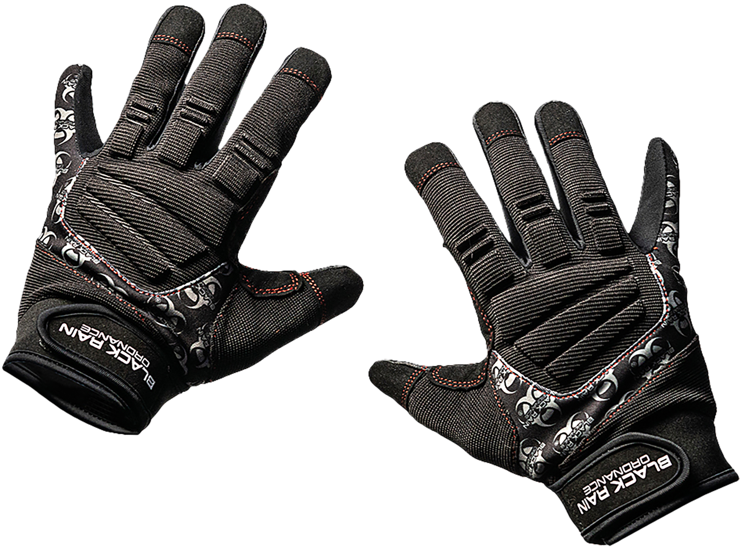 Black Rain Ordnance TACTGLOVEBLK/GRYS Tactical Gloves  Black/Gray Small Velcro