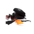 Pyramex VGSB88KIT Drop Zone Glasses Kit Multi Lens Anti-Fog Black Frame