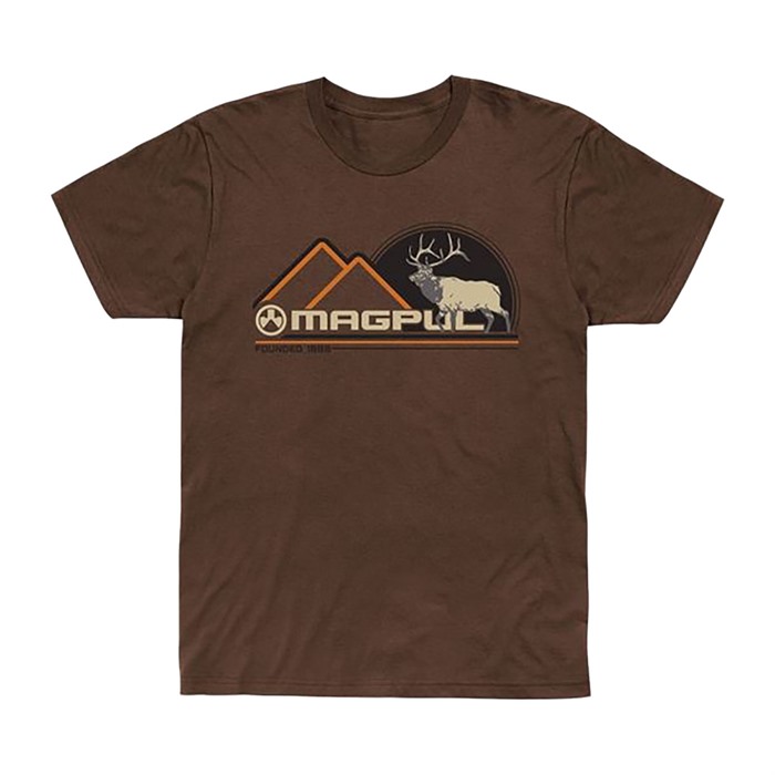 WAPITI BLEND T-SHIRT BROWN HEATHER 2XL