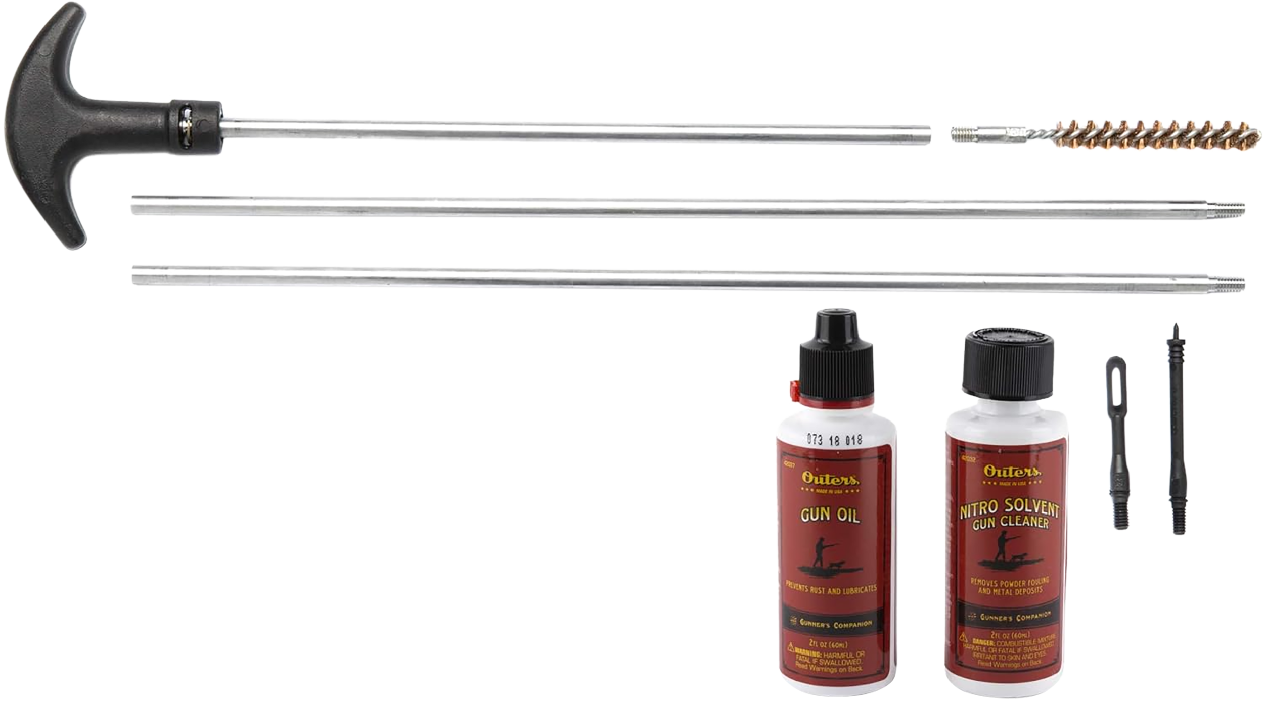 Outers 96221 Aluminum Rod Rifle Kit 7mm 270 Cal 284 Cal Rifle (Clam Pack)