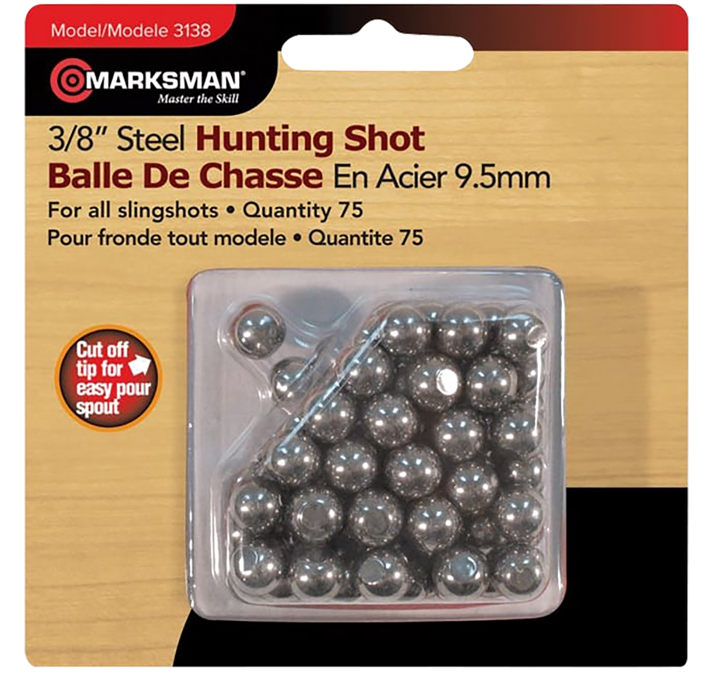 Marksman 3138 Marksman 3138  3/8" Steel 250 Per Box
