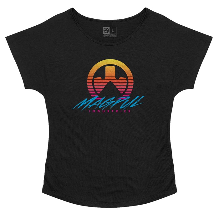 WOMEN'S BRENTEN DOLMAN T-SHIRT SMALL BLACK