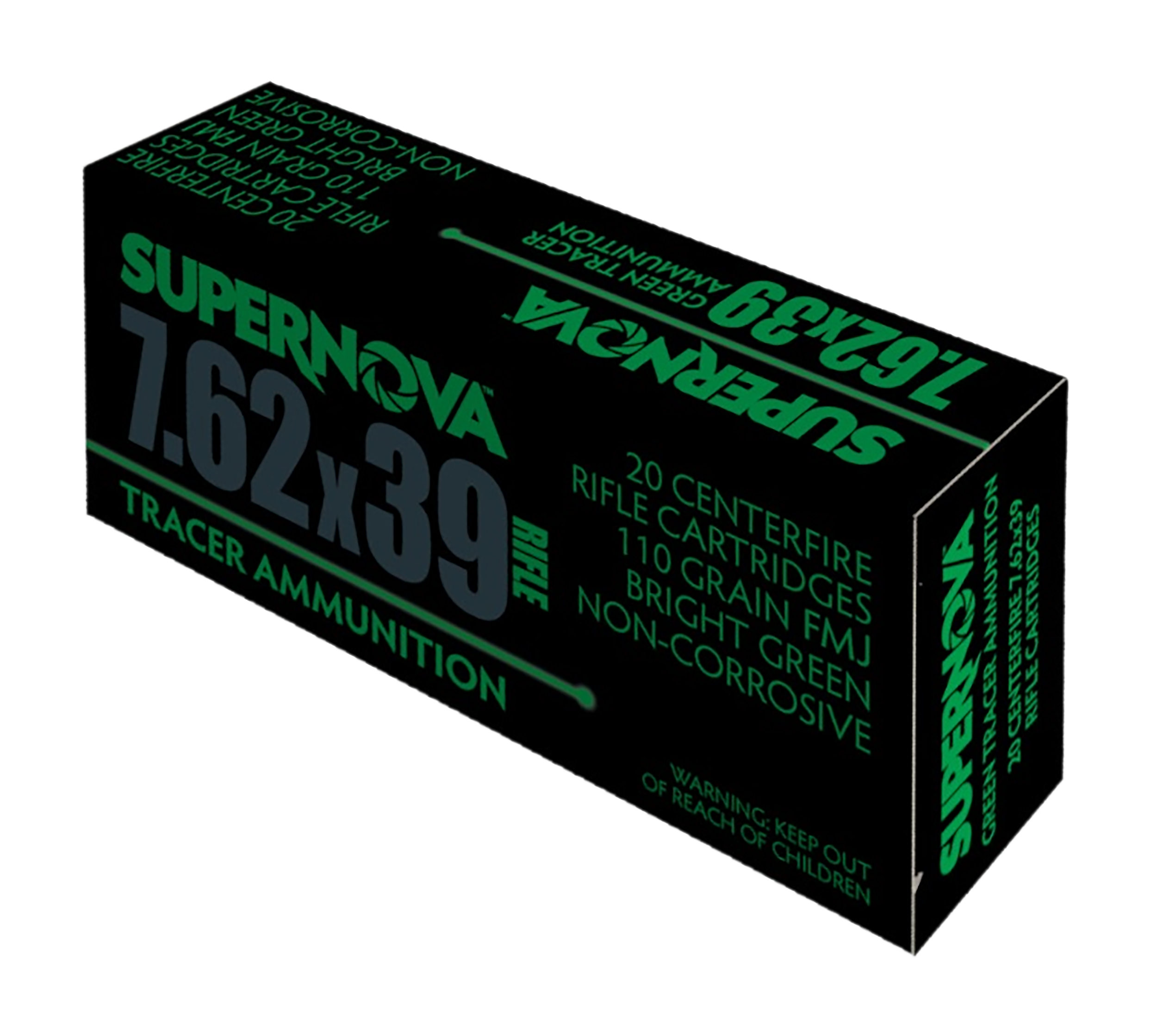 Piney Mountain Supernova 7.62mm Full Metal Jacket 124 Grain 20 Rounds