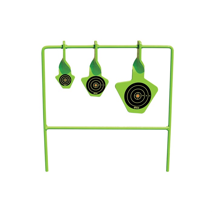 SME SMEST22 Spinning Target  Rimfire Pistol/Rifle Steel Black/Green Bullseye Illustration Impact Enhancement Motion