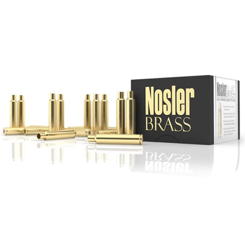 Nosler Unprimed Brass Rifle Cartridge Cases 100 Per Box .222 Rem