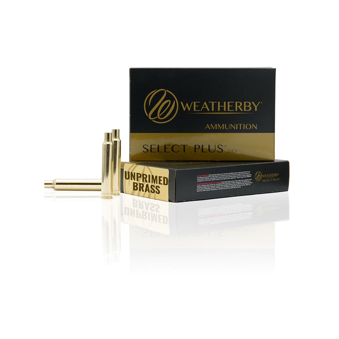 Weatherby Unprimed Brass Rifle Cartridges 20/ct  .300 Wby