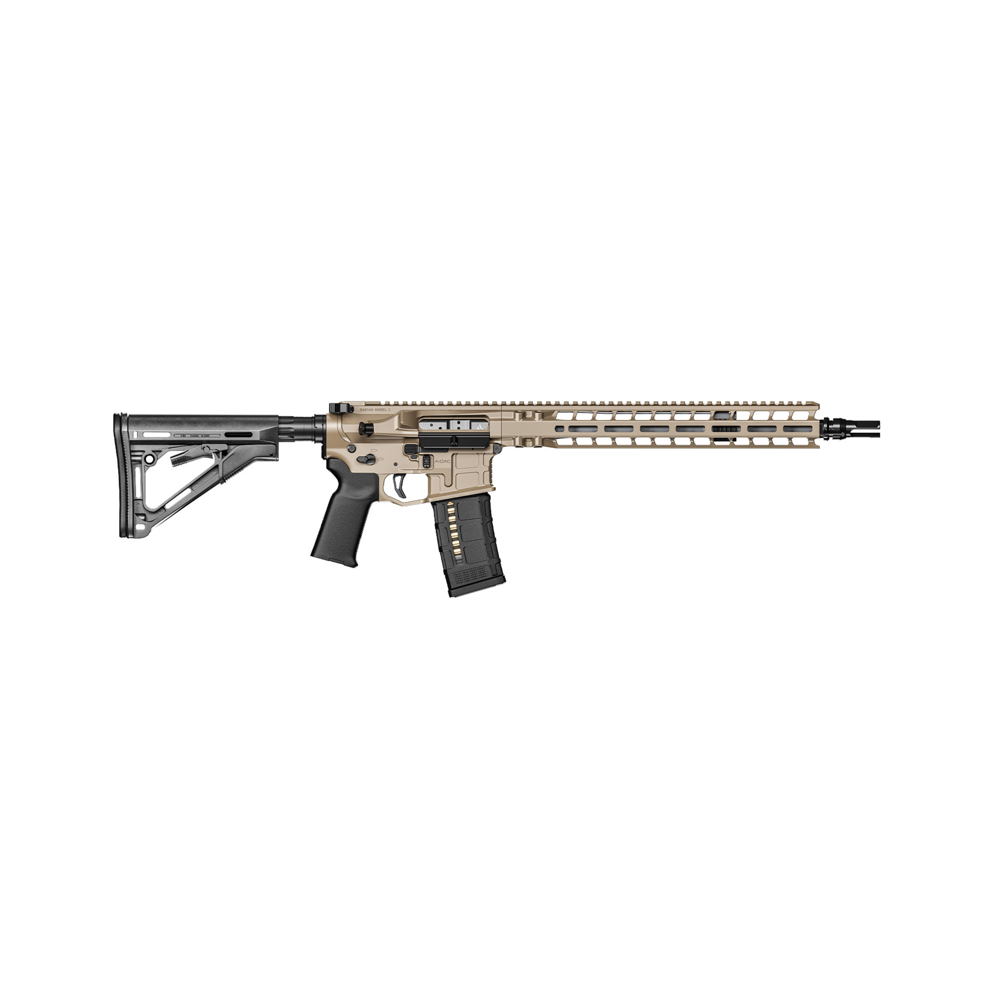 Radian Weapons RADN R0849 Model 1 6mm ARC 14.5" 20 Rounds FDE