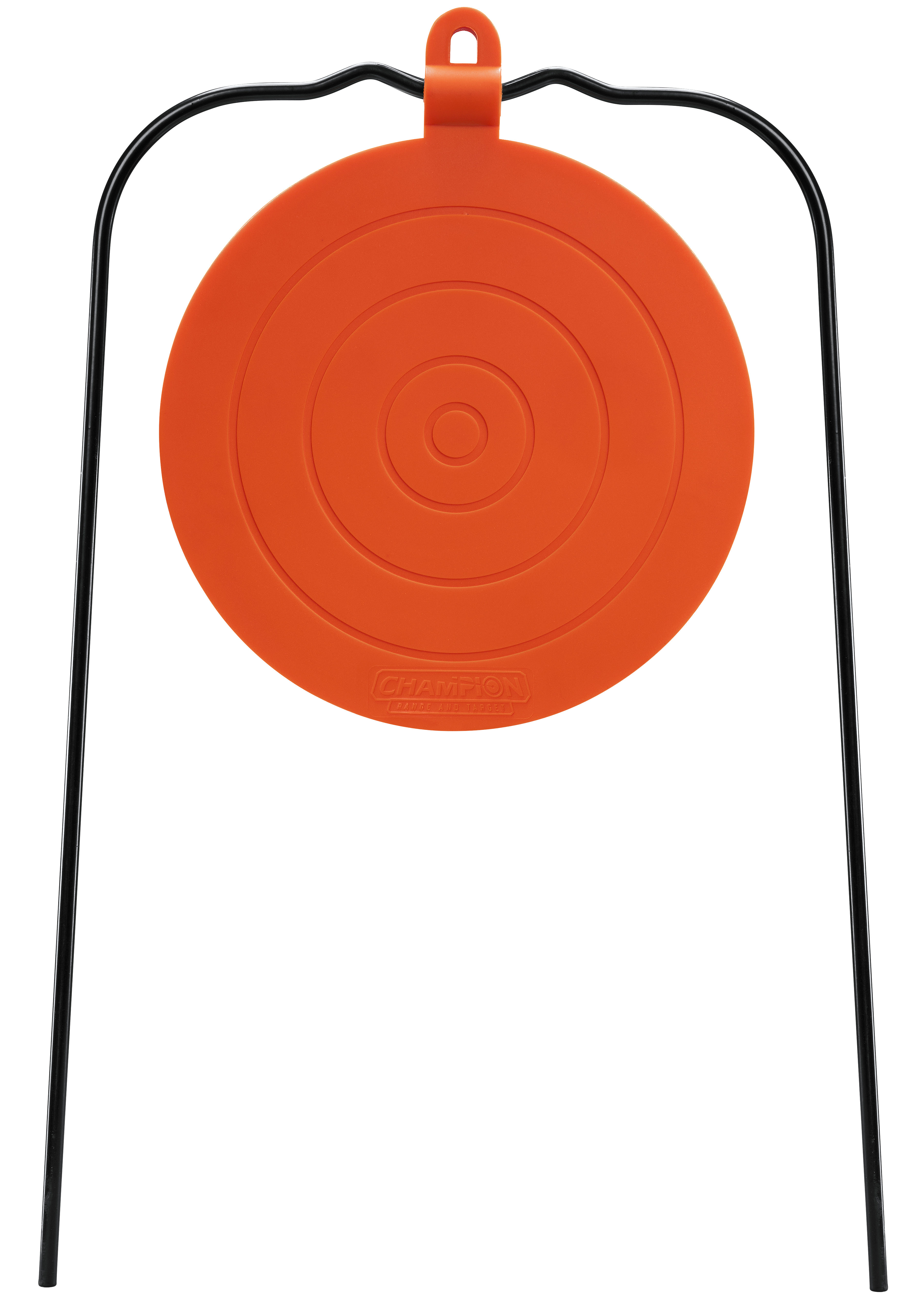 Champion Targets 40867 Gong  Champion Centerfire Hanging Metal Target/ Black/Orange