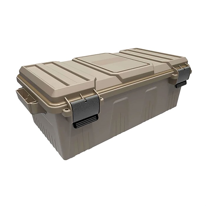MTM Case-Gard ACDC30 Ammo Crate Divided Utility Box Beige Polypropylene 21" x 11.2" x 7.5" 75 lbs
