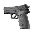 Hogue Overmolded Rubber Grip Sig Sauer P228 P229 Slate Grey with Finger Grooves