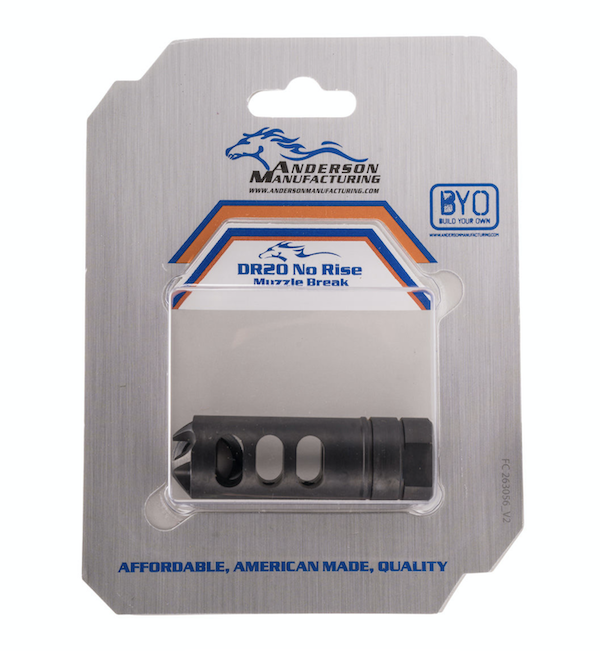 Anderson Manufacturing Muzzle Brake AR15 No Rise 1 2 28 Recoil Gas Management