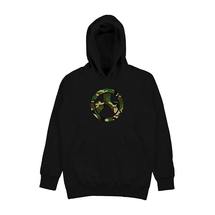 WOODLAND CAMO ICON HOODIE BLACK SMALL