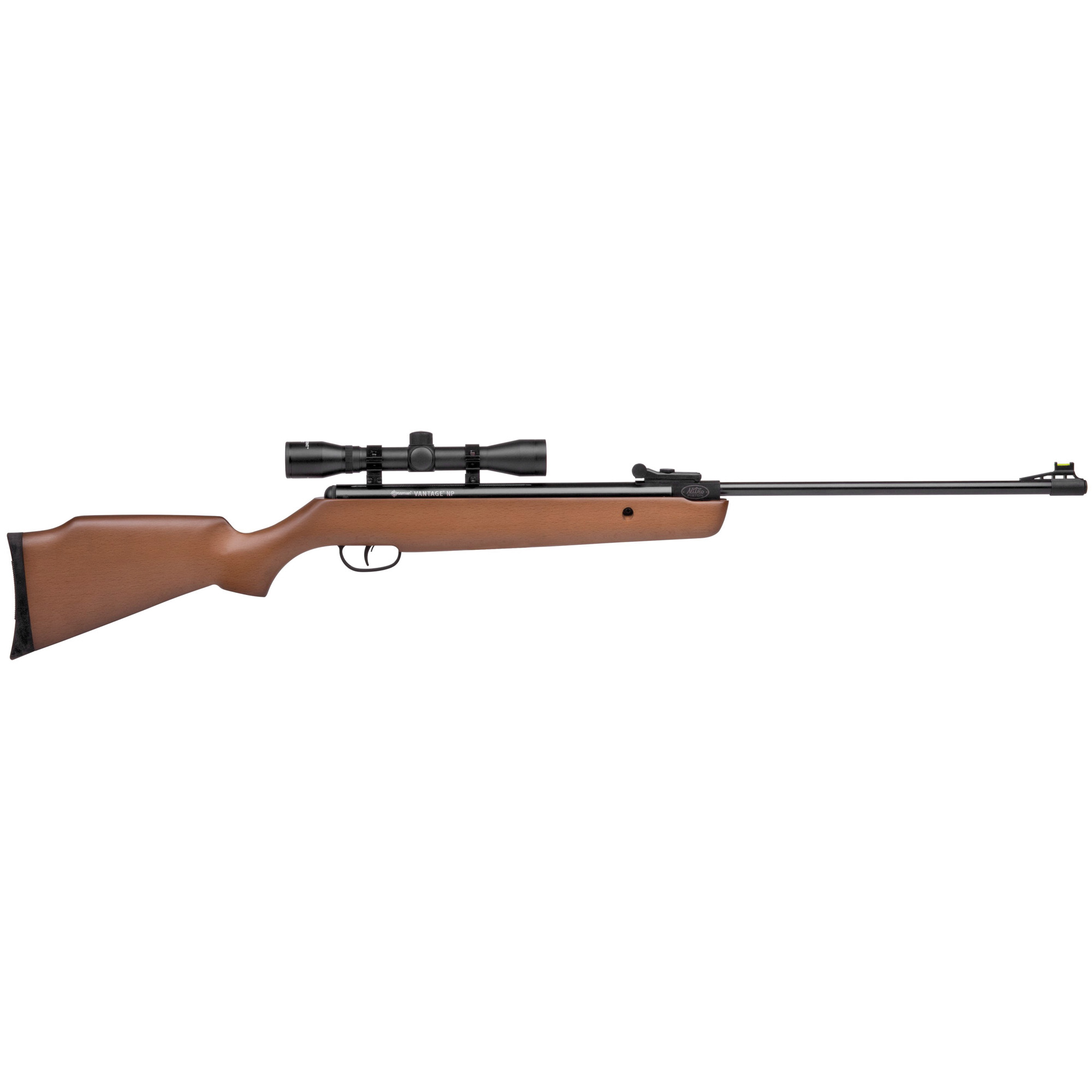 Crosman 30021 Vantage NP Air Rifle Nitrogen Piston 177 1rd Shot Black Black Receiver Hardwood Scope 4x32mm