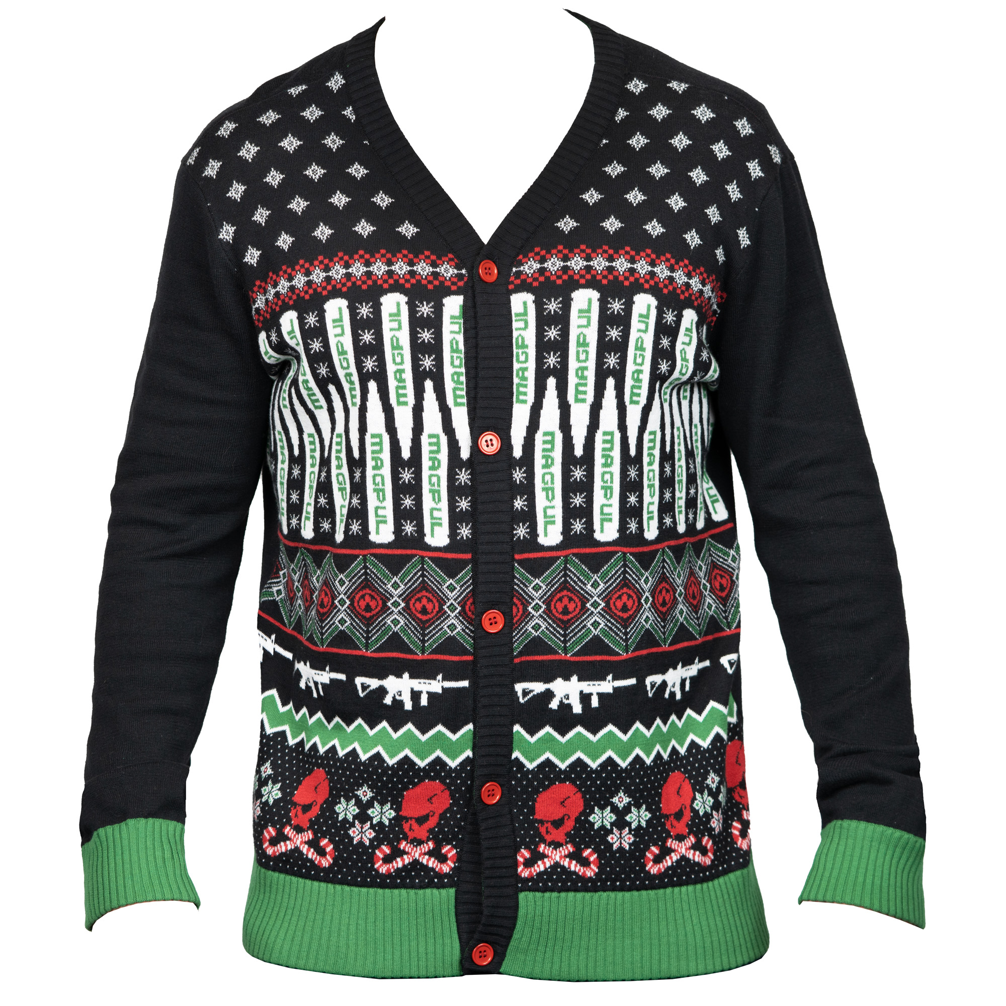 Magpul MAG1198-969-L Krampus Christmas Sweater Multi Color Long Sleeve Large