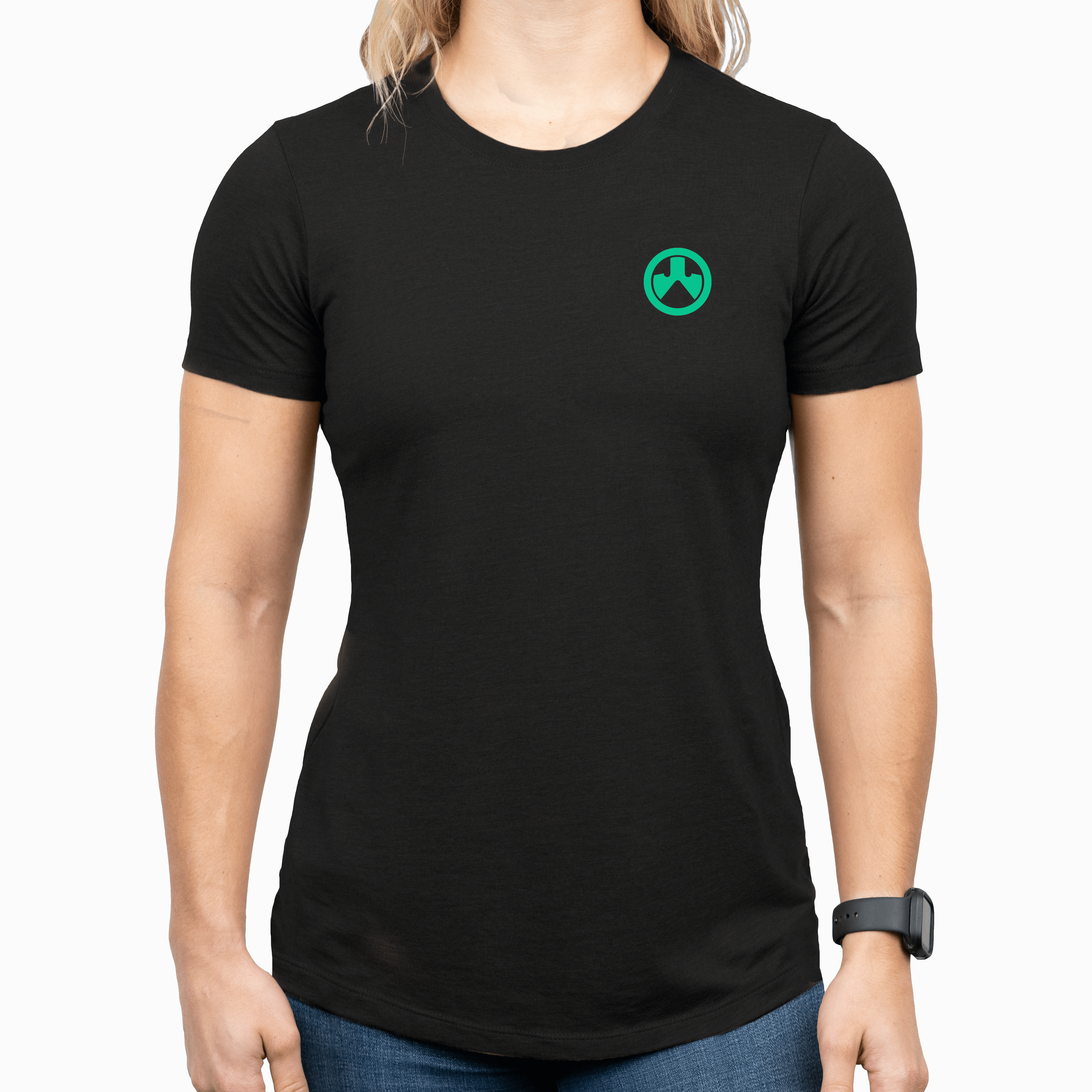 Magpul MAG1340-001-L Groovy Women's Black Cotton/Polyester Short Sleeve Large