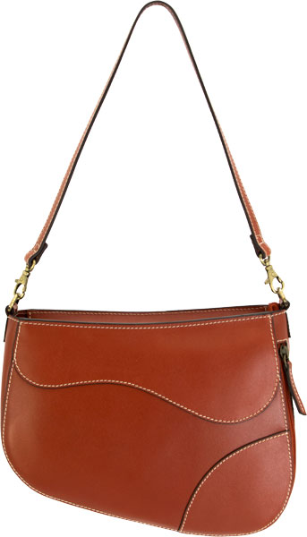 Rugged Rare Saddle Concealed Carry Purse Brown