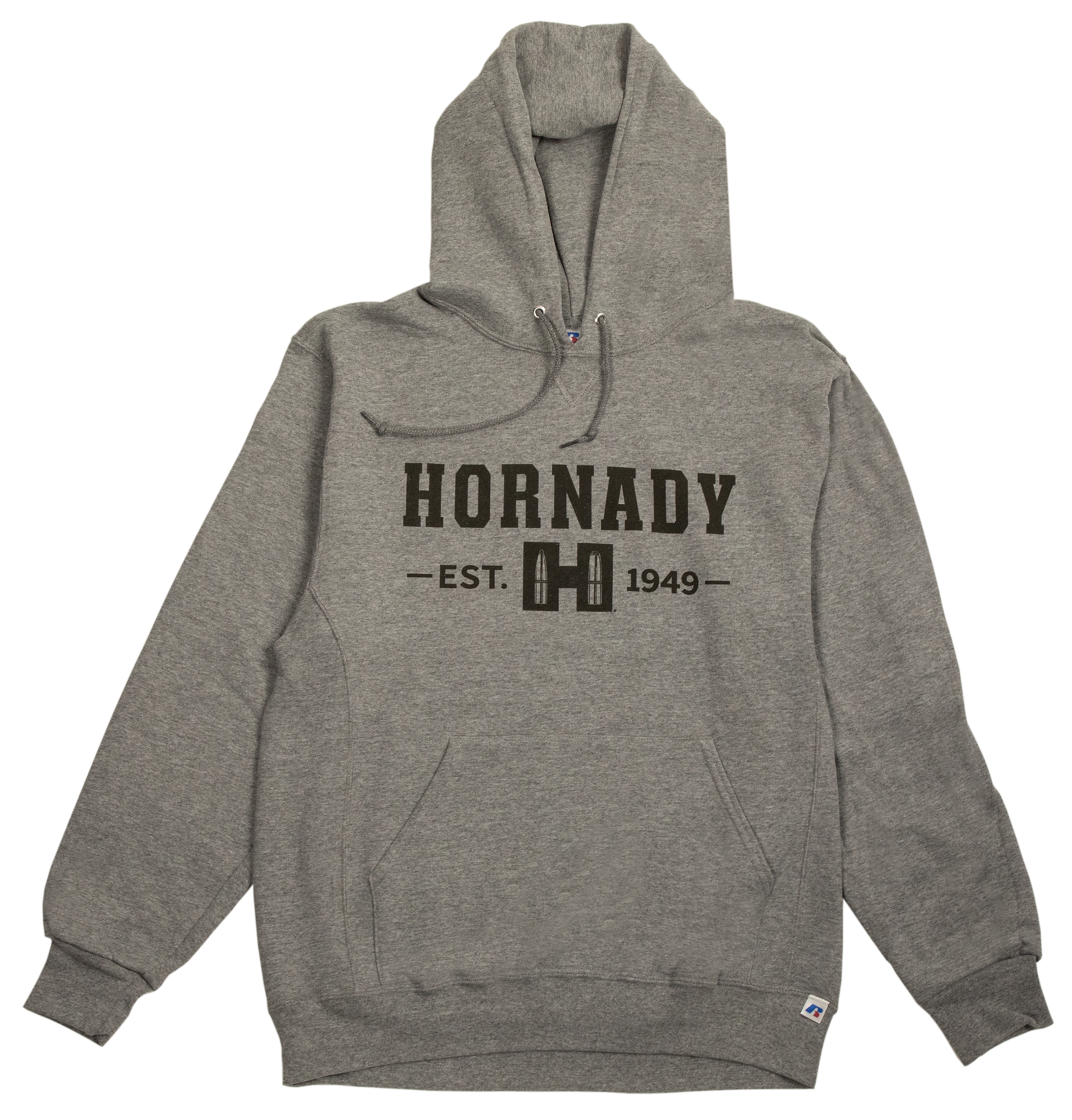 Hornady 99595XXXXL Hornady Hoodie  Gray Cotton/Polyester Long Sleeve 4XL