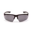 Pyramex Venture Gear Drone 2.0 Shooting Glasses Black Frame with Grey Anti-Fog Lens