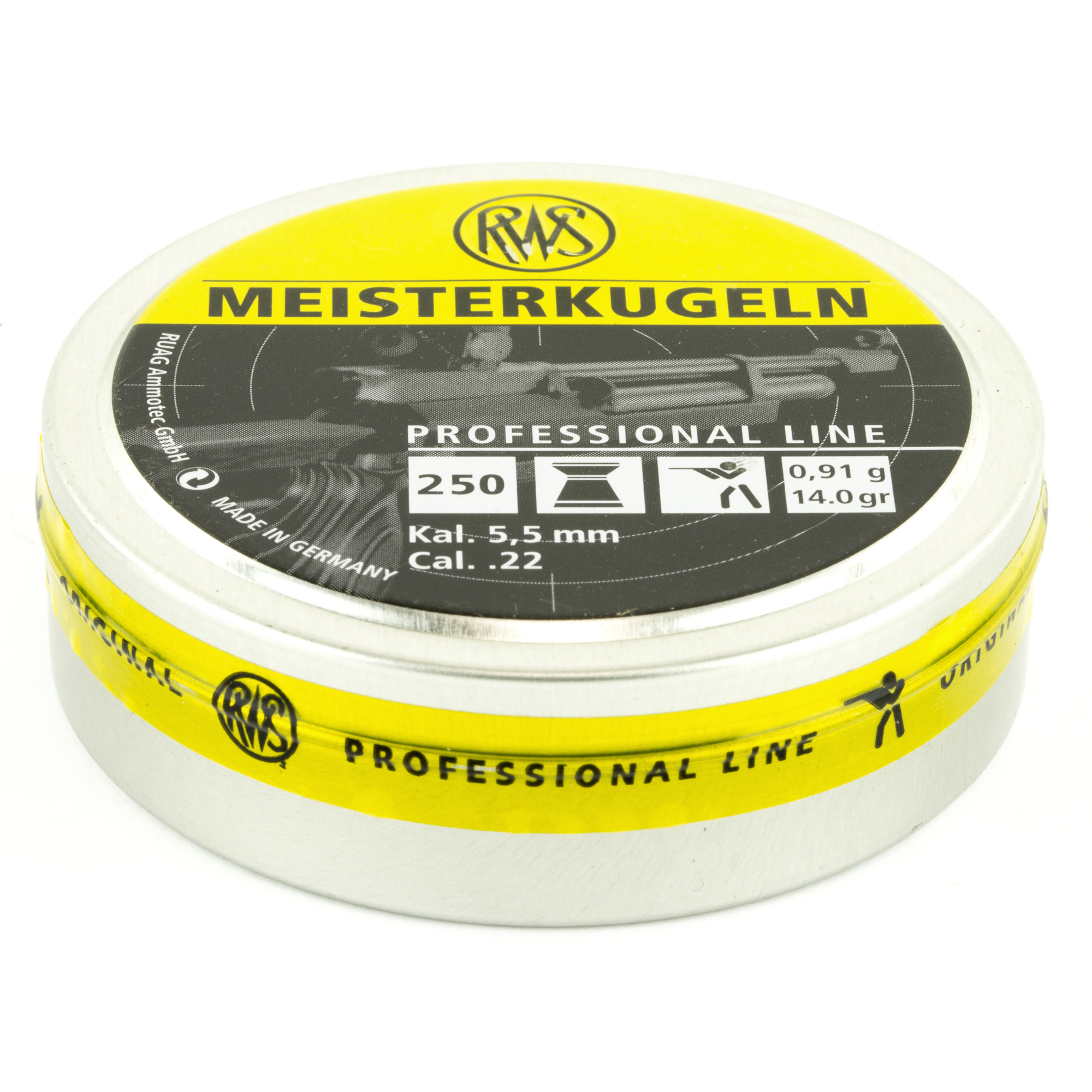 Umarex RWS Meisterkugeln .22 cal 250/ct