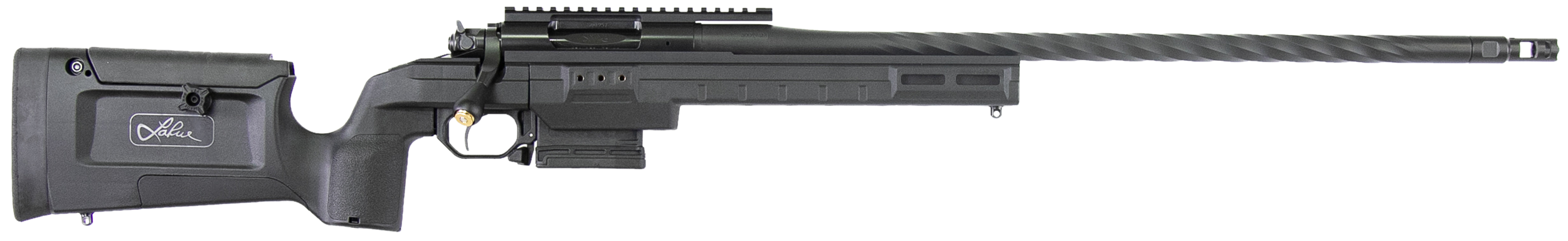 Larue Tactical LTKRGSIETE300WSM24BLK Siete Magnum 300 WSM 3+1 24" Sendero Fluted Barrel Black
