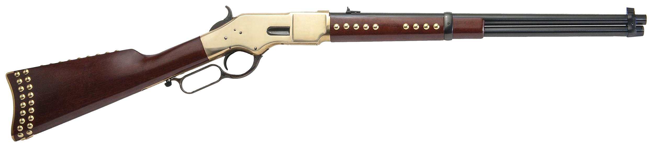 Cimarron Firearms, 1866 Pawnee, 45 Colt, 19 inch, Brass Receiver, Wood Stock