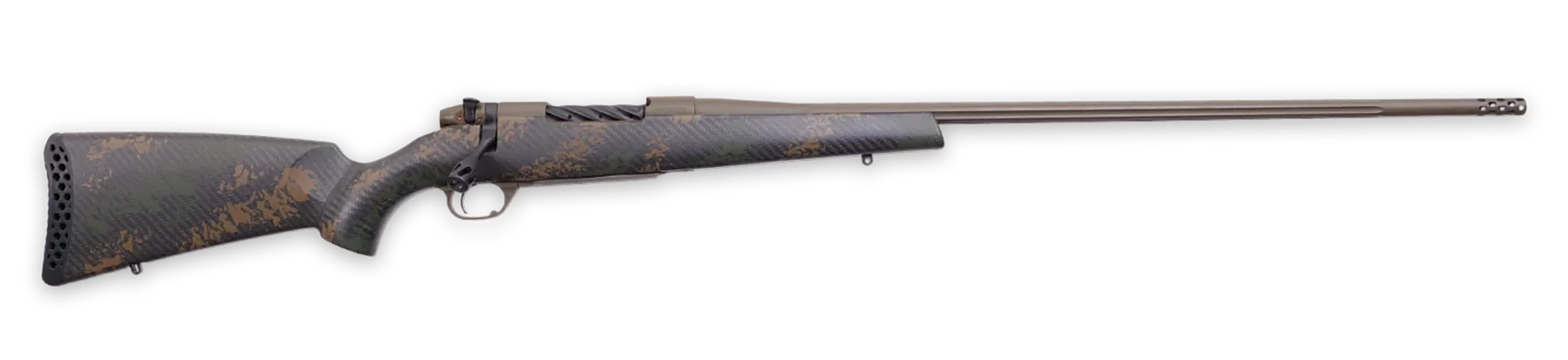Weatherby Mark V Backcountry 2.0 7mm PRC 24 Fluted Barrel Patriot Brown Cerakote