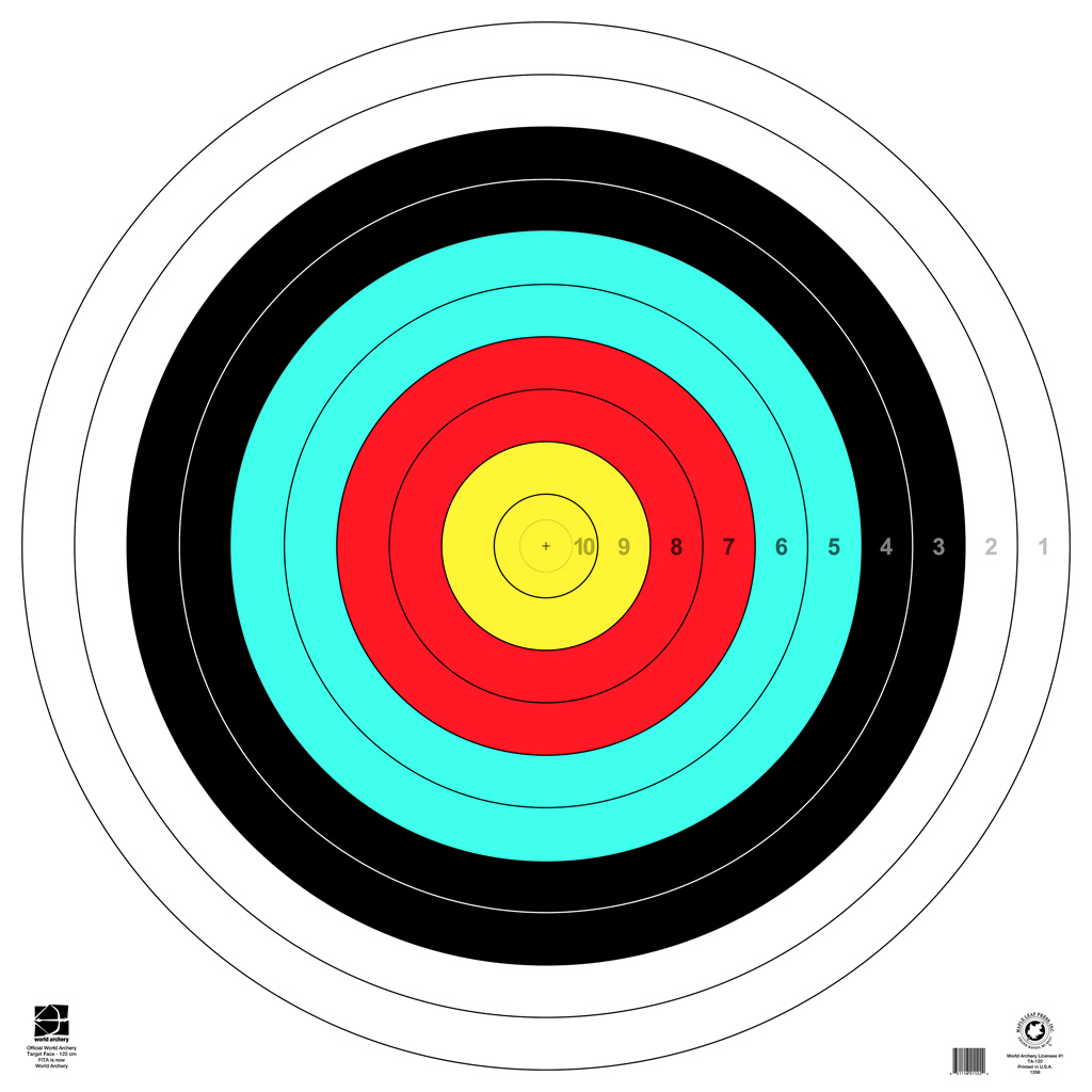 Maple Leaf Target Face Tag Weight 122 cm. 15 pk.