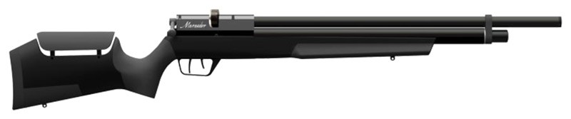 Benjamin BP2264S Marauder  PCP 22 Pellet 10+1 Shot Black Black Receiver Black Fixed w/Adj Comb Stock
