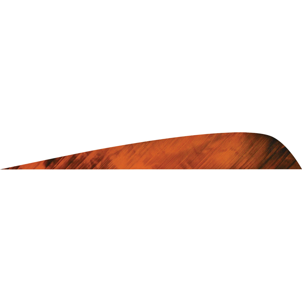 Gateway Parabolic Feathers Tre White/Orange 4 in. LW 50 pk.