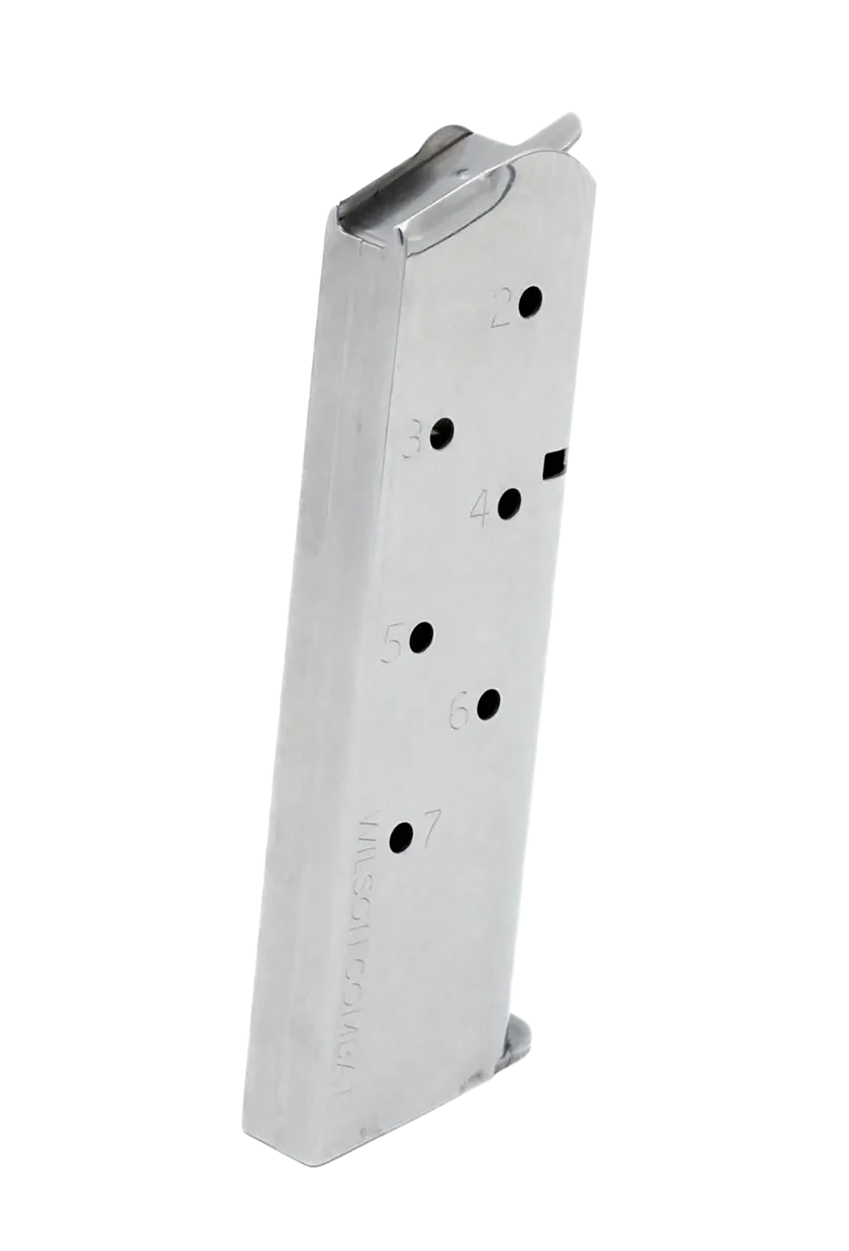 Wilson Combat 92045FS7 7rd 45 ACP Stainless Steel Magazine for 1911 Pistols