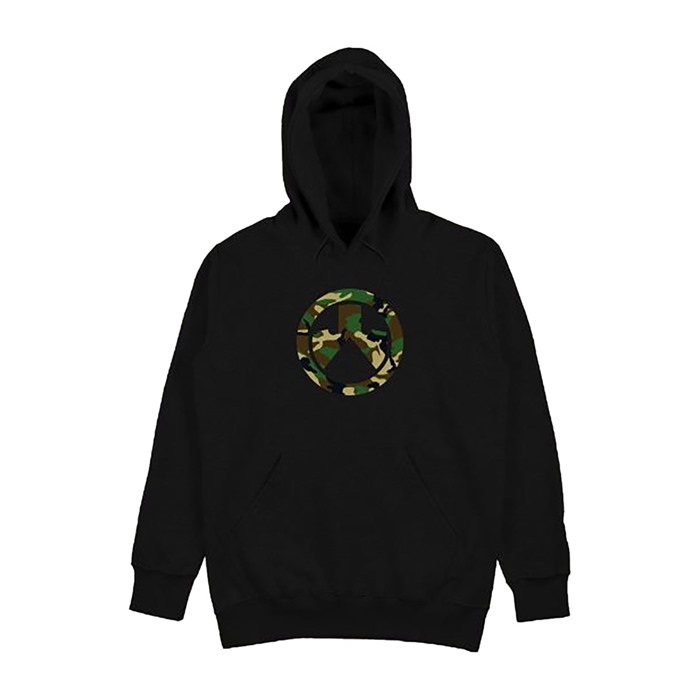 WOODLAND CAMO ICON HOODIE BLACK 3X-LARGE
