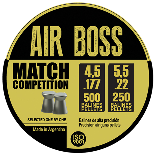 Hatsan Apolo Air Boss Match Competition Air Pistol Pellets .177/4.49mm/4.52mm Cal 7 gr 500/ct