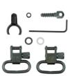 Grovtec Two Piece Barrel Band Swivel Sets .585 - .635 Diameter Black 2/ct