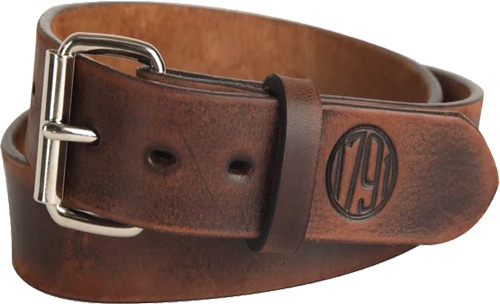 1791 Gunleather BLT014448VTGA 01 Gun Belt Vintage Leather 44/48 1.50" Wide Buckle Closure