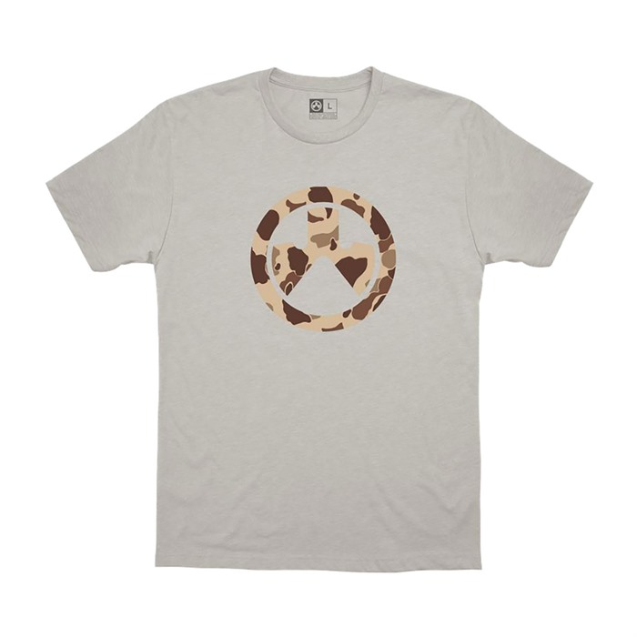 RAIDER CAMO ICON T-SHIRT SILVER 3X-LARGE