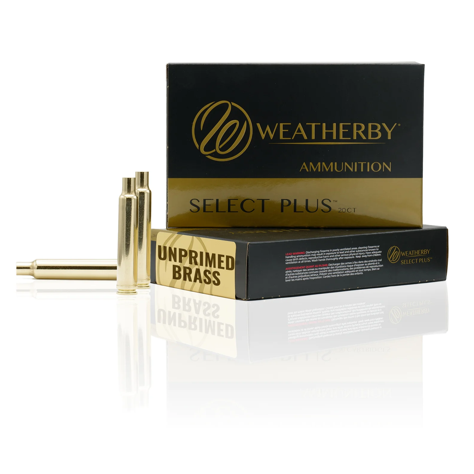 Weatherby BRASS303 Unprimed Cases  30-378WthbyMag Rifle Brass 20/Box