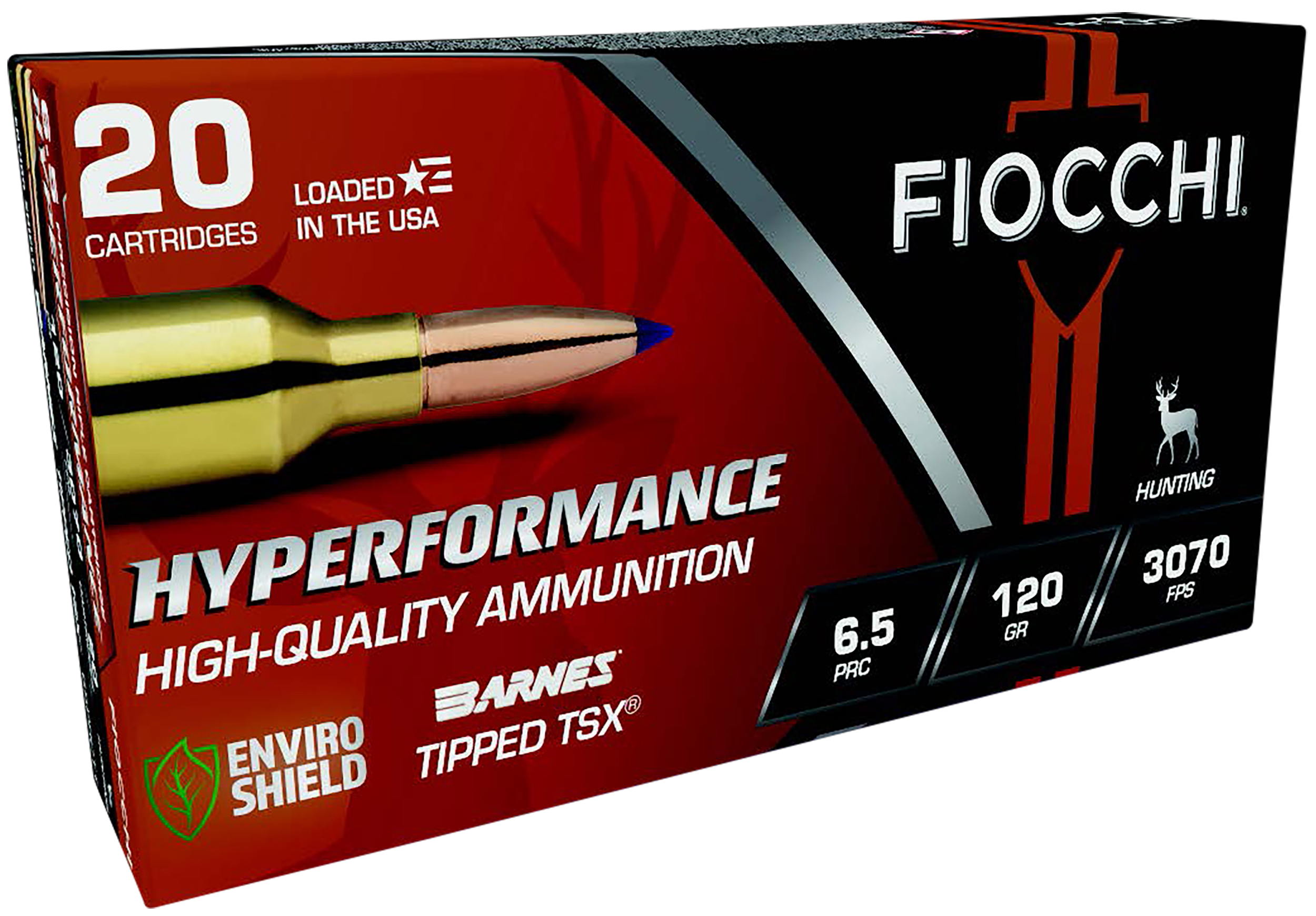 Fiocchi, Hyperformance, 6.5 Prc, Barnes Tipped Tsx, 120 Grain, 20 Rounds
