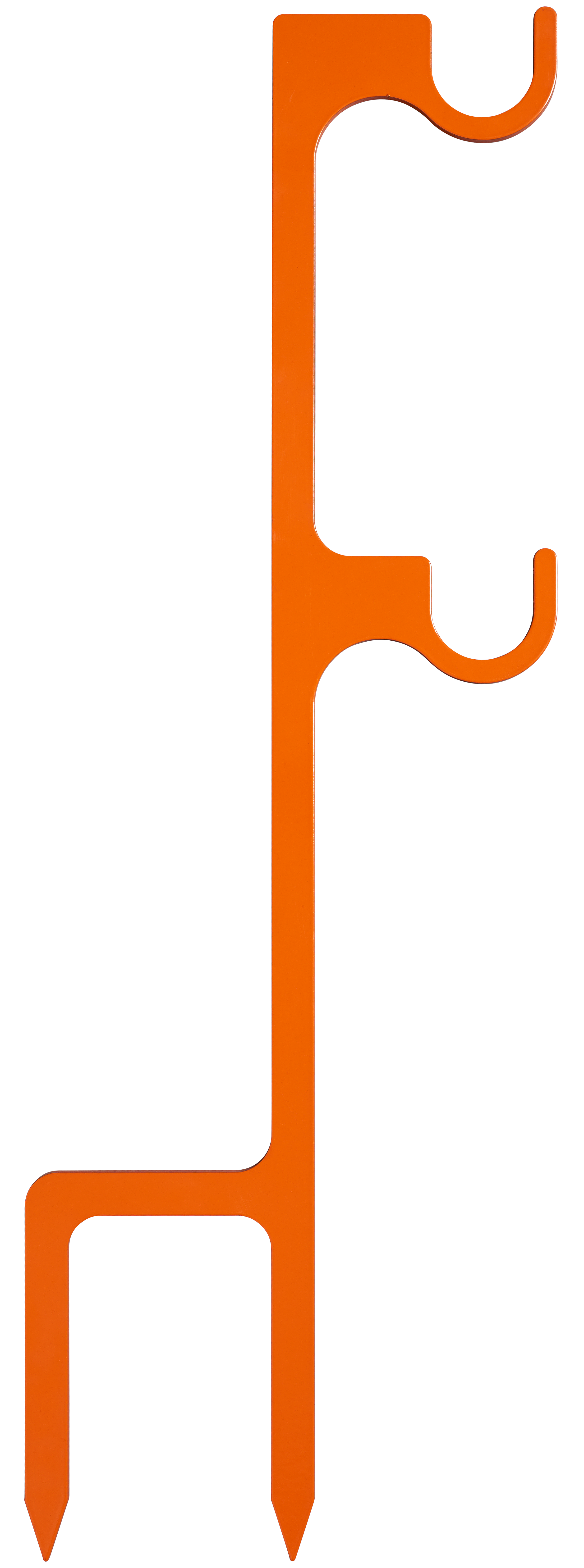 Champion Targets 44915C Impact Steel Double Hanger Stake Rimfire Orange