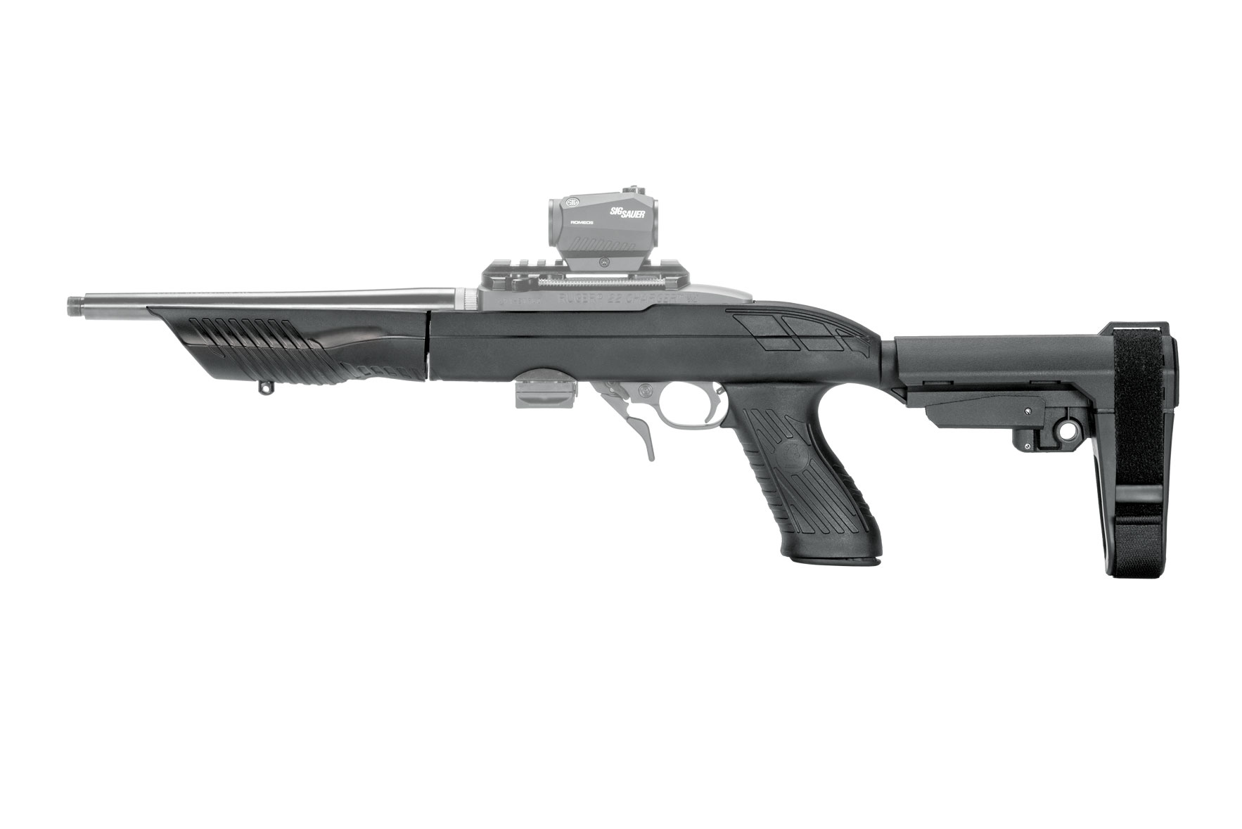 SB Tactical SBA3 Takedown Kit Ruger 22 Charger Takedown 3-Position Brace