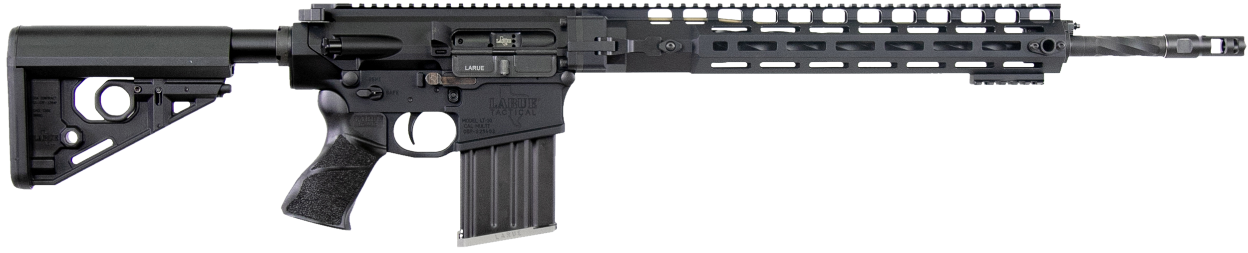Larue Tactical LTMRGGS65CM20 LT10  6.5 Creedmoor 20+1 20" R.A.T. Stock A-P.E.G. Grip Black