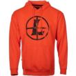 Leupold Distressed Reticle Performance Men's Hoodie Blaze Orange XXXL